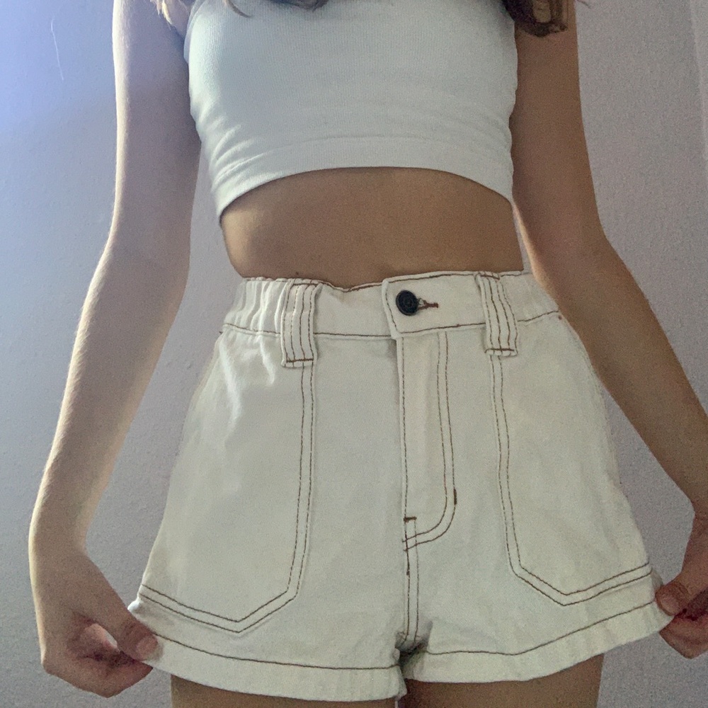 pacsun high rise cargo shorts